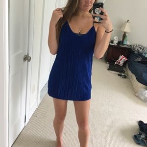 Blue Mini Dress
